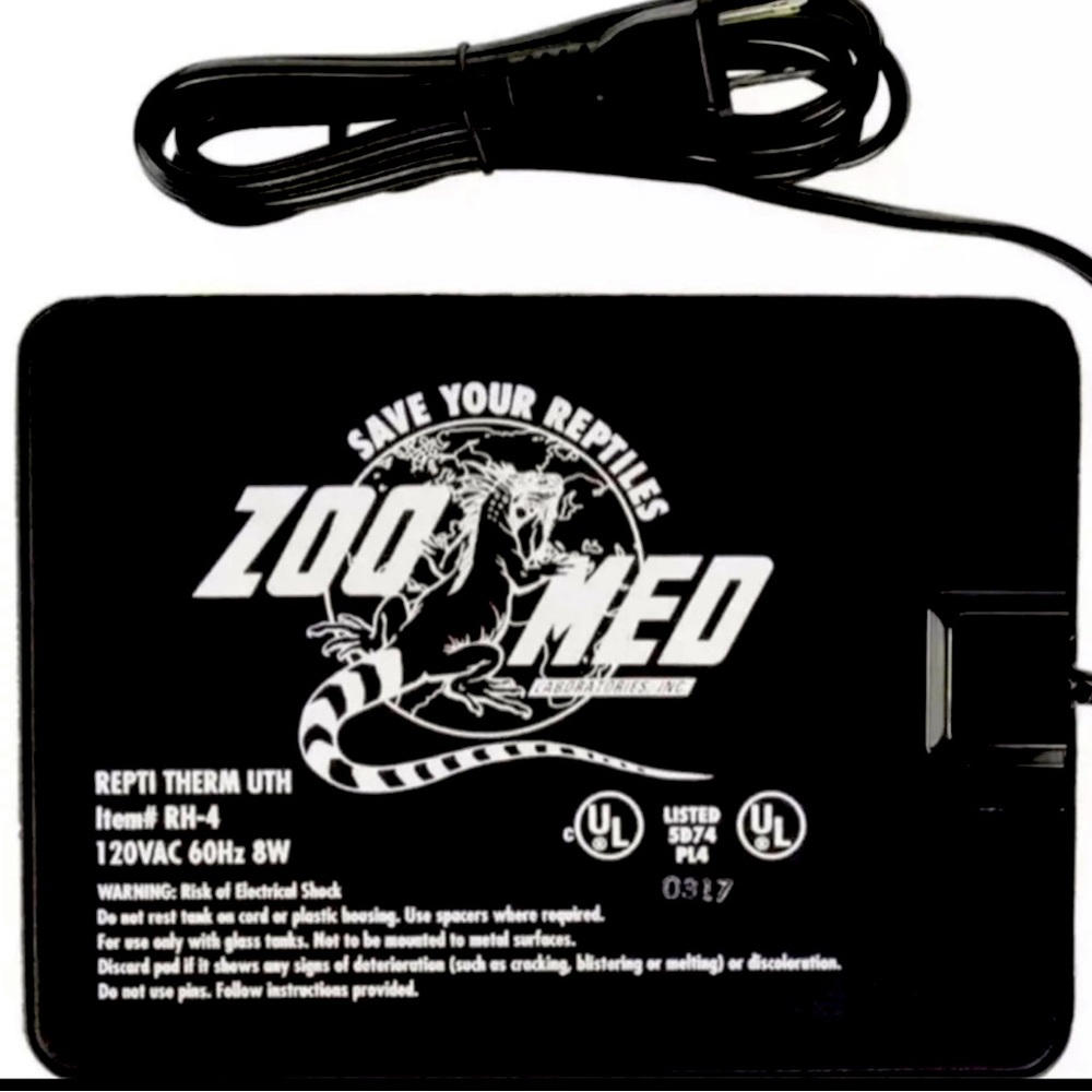 Reptile heater ZooMed Rh-4 Reptile Heater 10-20 Gallon Zoomed UTH under tank